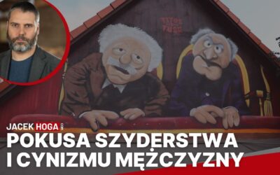 Pokusa szyderstwa i cynizmu mężczyzny